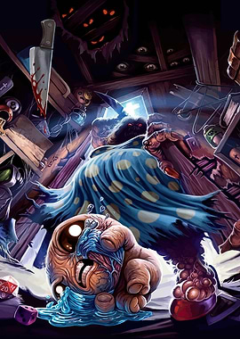 The Binding of Isaac Horror Art