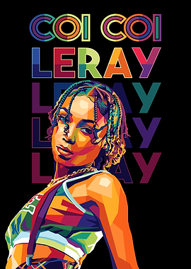 Coi Leray Pop Art Portrait