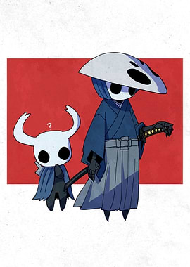 Hollow Knight Characters with Katana