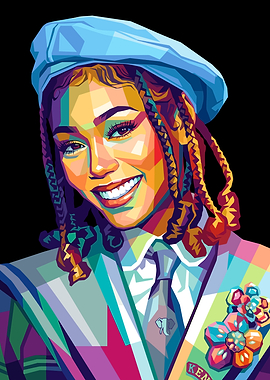 Coi Leray Pop Art Portrait