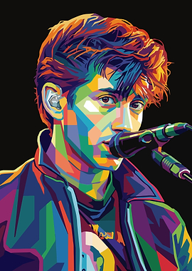 Alex Turner Pop Art Portrait