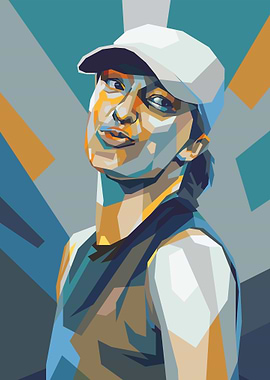 Iga Swiatek Pop Art Portrait