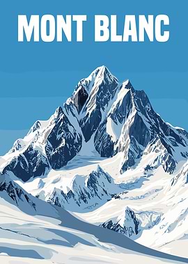 Mont Blanc Poster