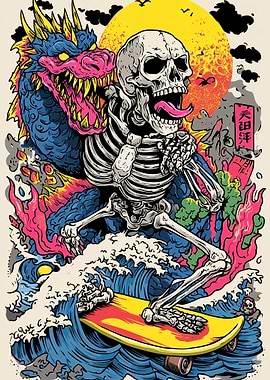 Skeleton Surfing with Dragon