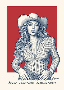 Beyoncé Cowboy Carter Portrait