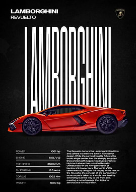 Lamborghini Revuelto Poster