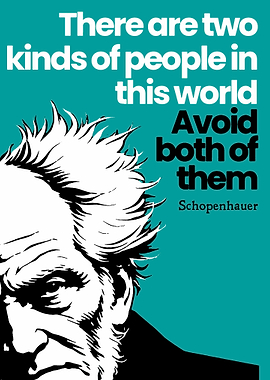 Schopenhauer Quote Poster