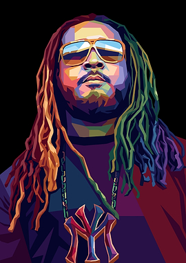 T-Pain Pop Art Portrait