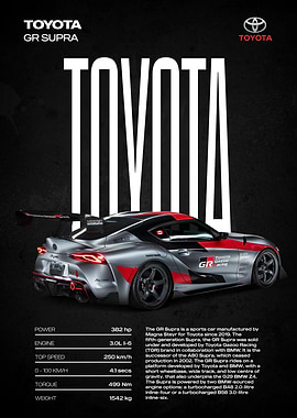 Toyota GR Supra Racing Car