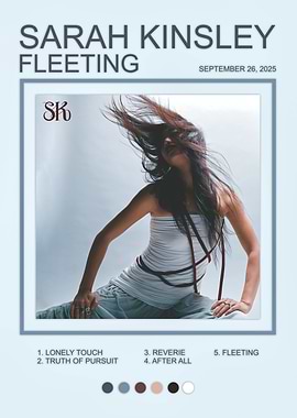 Sarah Kinsley Fleeting Album Art