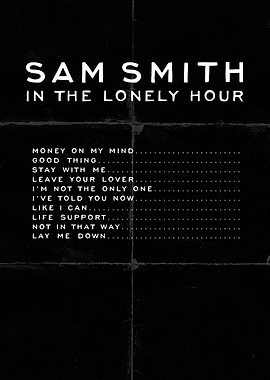 Sam Smith In The Lonely Hour Album Art