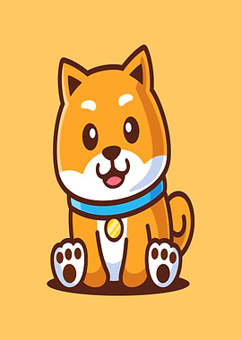 Cute Shiba Inu Dog