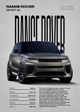 Range Rover Sport SV Car