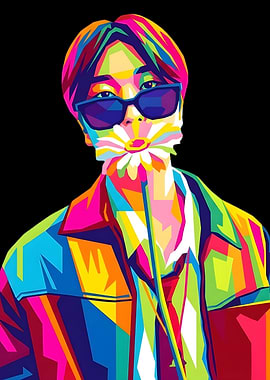 Yung Kai Pop Art Portrait