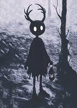 Dark Forest Spirit with Lantern