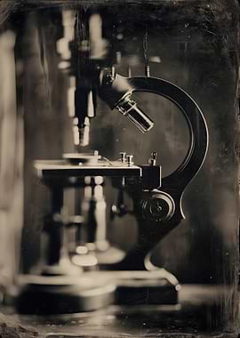 Vintage Microscope
