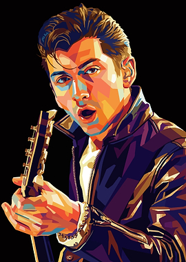Alex Turner Pop Art Portrait