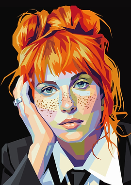 Pop Art Portrait of Hayley Williams