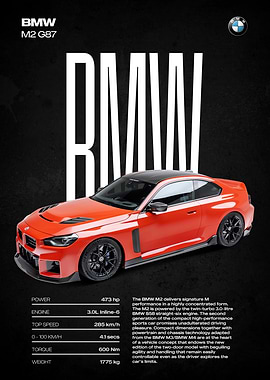 BMW M2 G87 Sports Car