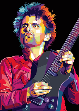 Matt Bellamy Playing Guitar