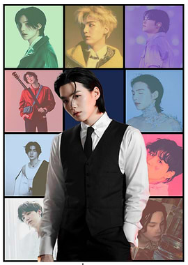 Suga Collage with Multiple Looks