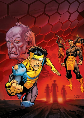 Invincible and Viltrumites Battle