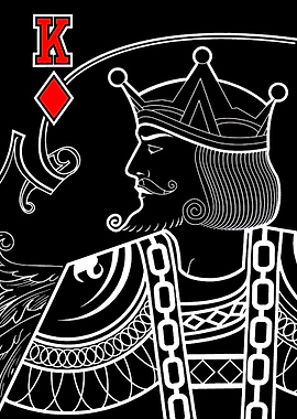 King of Diamonds Playing Card