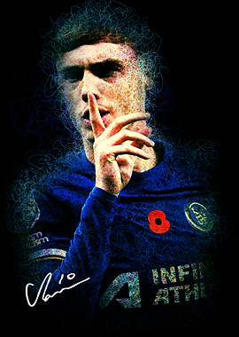 Cole Palmer Shushing Gesture