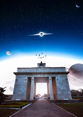 Independence Arch in Space