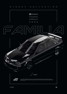 Mazda Mazdaspeed Familia 2003 Black Series