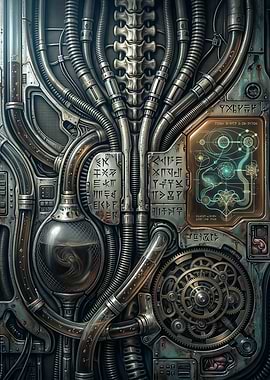 Steampunk Mechanical Interior