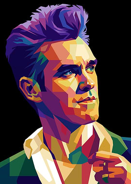 Morrissey Pop Art Portrait
