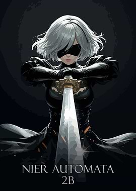 Nier Automata 2B with Sword