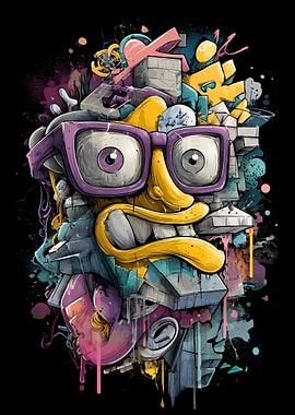 Funky Chaos – Urban Graffiti Character