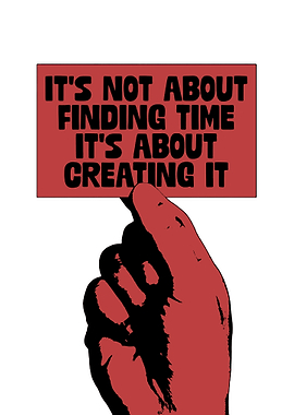 Hand Holding Inspirational Quote Sign