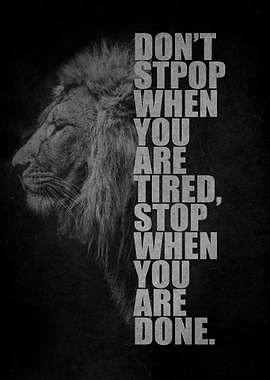 Lion Motivational Quote