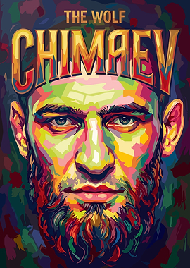Khamzat Chimaev 'The Wolf' Portrait