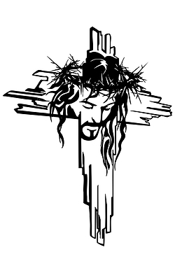 Jesus Christ Crown of Thorns Cross