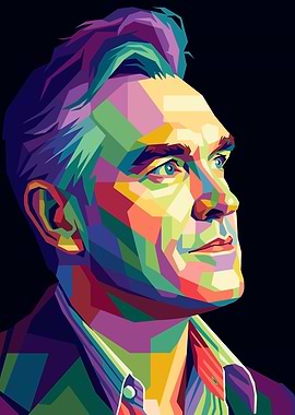 Pop Art Portrait of Morrissey
