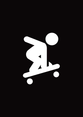 Skateboarder Icon