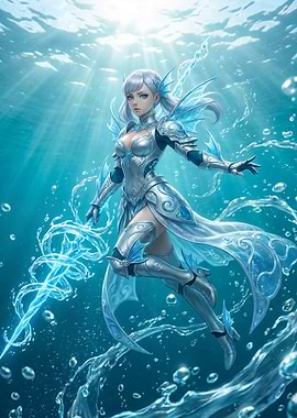 Underwater Water Warrior