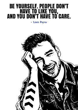 Liam Payne Quote Poster