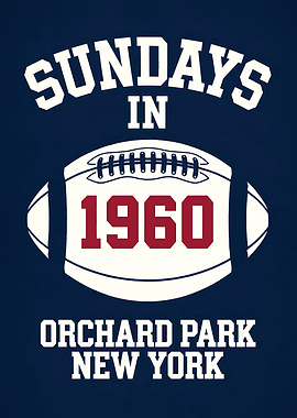 Sundays in 1960 Orchard Park New York