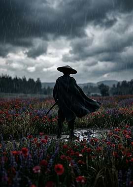 Samurai in a Poppy Field