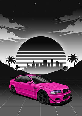 BMW M3 E46 Pink