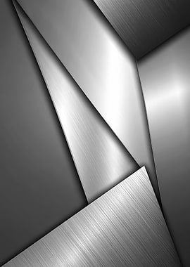 Abstract Metallic Geometric Background