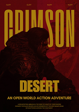 Crimson Desert Game Poster