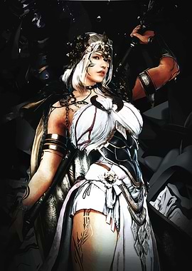 Black Desert Art Gold Armor