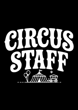 Circus Staff Text Art