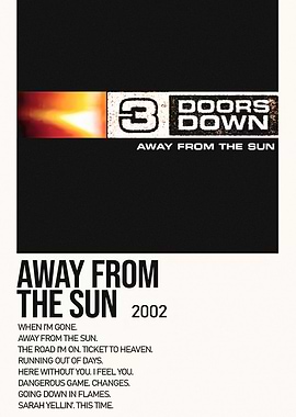 3 Doors Down Away From The Sun Album Art